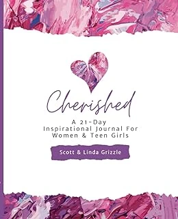 Cherished - A 21-Day Inspirational Prayer Journal For Women & Teen Girls: A Beautifully Designed Daily Prayer Journal With Devotions, Scripture Themes, Reflections, And Praise. ürün görseli 1