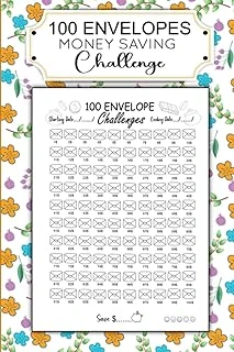 Independently Published 100 Envelopes Money Saving Challenge: Low Income Saving Tracker Journal For Men And Women | Simple Budget Saving Tracker To Save $5,050 ... $75,050,Cash Envelope Wallet, Money ürün görseli 1