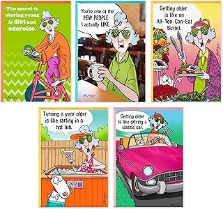 Hallmark Maxine Komik Doğum Günü Kartı Çeşitleri (Zarflı 5 Kart) ürün görseli 1