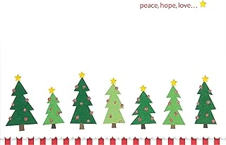 Sparkly Christmas Trees (Christmas Cards, Holiday Cards, Greeting Cards) (Small Holiday Card Series) ürün görseli 1