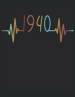 101 Mandalas - Malbuch Ekg Herzschlag Jahrgang 1940 Baujahr Heartbeat: Lustiges Herzlinie Geburtstags Geschenk - A4 (8,5X11) - 101 ... - Entspannen - Anti Stress - Zum Ausmalen ürün görseli 1