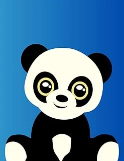 Sketch Book: Cute Panda Cover (8.5 X 11) Inches 110 Pages, Blank Unlined Paper For Sketching, Drawing , Whiting , Journaling & Doodling (Extra Large (8.5 X 11) Inches) ürün görseli 1