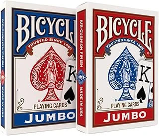 Bicycle Rider Back Intl. Endeks Oyun Kartları, İkili Paket, Kırmızı & ürün görseli 1