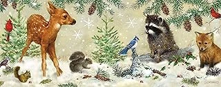 Winter Forest Friends Boxed Christmas Cards (Greeting Cards) ürün görseli 1