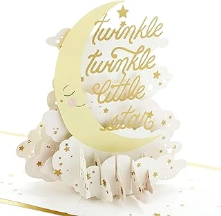 Hallmark Signature Paper Wonder Pop Up Baby Shower Kartı (Kırışık Işıltılı) ürün görseli 1