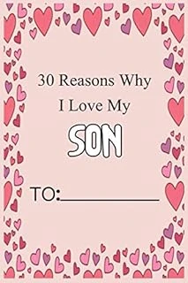 30 Reasons Why I Love My Son: Fill In 30 Reasons Why You Love Yourson : Perfect Gift For Wedding, Birthdays And Valentine'S Day - Card Alternative ürün görseli 1