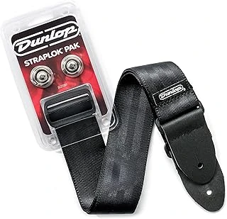 Dunlop Slst001 Paket Gitar Kayışı - Naylon Malzeme - Siyah ürün görseli 1