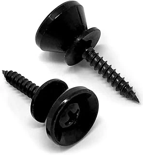 Rjstr02 Gitar Askı Pimi Siyah Guitar Strap Button 2'Li Set Askı Demiri ürün görseli 1