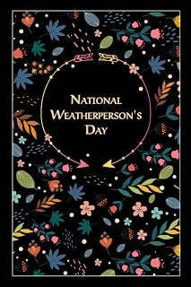 Independently Published National Weatherperson'S Day: Beautiful Floral Gift For A Special Event, 100 Pages With Timeline, 6"X9", Matte ürün görseli 1