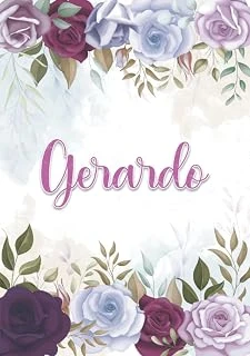 Independently Published Gerardo: Taccuino A5 | Nome Personalizzato Gerardo | Regalo Di Compleanno Per Moglie Mamma Sorella Figlia ... | Design: Decorazione Floreale | 120 ... Formato A5 (14.8 X 21 Cm ürün görseli 1