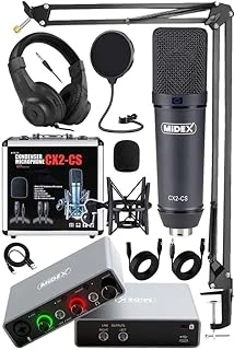 Stüdyo Ekipmanları Exclusive Paket-1 Cx2 Mikrofon Glx-600 Ses Kartı Stüdyo Kayıt Seti ürün görseli 1