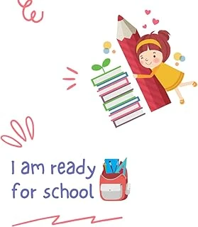 Ready For School Handwriting Paper - Unique Practice Worksheets For And School - 7 Lines With Dotted Lines To Guide Proportions - Ideal For Pre-K To 3Rd Grade ürün görseli 1