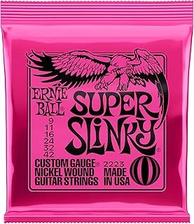 Ernie Ball P02223 Super Slinky 09-42 Elektro Gitar Teli ürün görseli 1