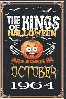 Independently Published The Kings Of Halloween Birthday Pumpkin Are Born In October 1964: 58 Th Birthday Gifts For Women Notebook | Motivational Quotes | Happy Birthday | ... Book | Personalized Birt ürün görseli 1