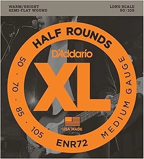D'Addario Enr72 Bass Xl Nickel Saitensatz 0,13-0,27 Cm (.050 -.105 Zoll) ürün görseli 1