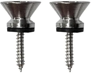 Pm1-2X Silver Metal Kaliteli Gitar Askı Pimi Omuz Askısı Takmak İçin Vida Pim (2 Adet) ürün görseli 1