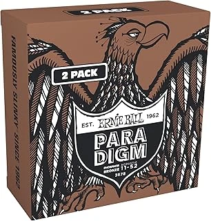 Ernie Ball Işık Paradigması Fosfor Bronz Akustik Gitar Telleri Exclusive 2'Li Paket 11-52 (P03678) ürün görseli 1