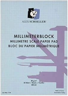 Alex Schoeller Milimetrik Blok A3 20 Sayfa ürün görseli 1
