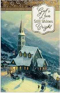 Dayspring - Thomas Kinkade - God'S Love Still Shines Bright - 50 Toplu Noel Kutulu Kartlar, Nrsv (J7189), Çoklu ürün görseli 1