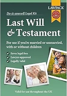 Last Will & Testament Kit (Do It Yourself Kit) ürün görseli 1