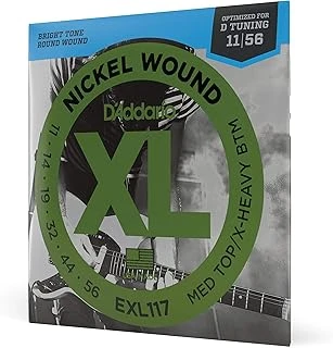 Daddario Exl117 Elektro Gi̇tar Tel Seti̇, Xl, 11-56, Optimized For D ürün görseli 1
