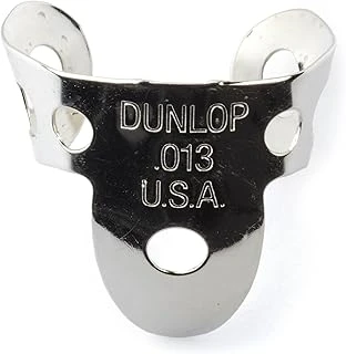 Jim Dunlop Finger- Und Daumenplektren, Nickel, Silberfarben, Stärke 013 (33P013) 20 .013 Nickel Silver ürün görseli 1