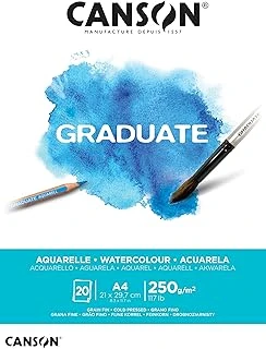 Canson Graduate Sulu Boya Kağıdı Bloğu, Din A4, 20 Yaprak, 250 G/M² ürün görseli 1