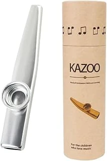 Mk-01S Metal Kazoo Kutulu Alüminyum Alaşım Gri ürün görseli 1