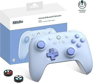 8Bitdo Ultimate 2C Bluetooth Controller For Switch 2, Switch/Oled/Lite, Hall Effect Joysticks, Non-Linear Digital Triggers, Remappable L4/R4 Bumpers, 6-Axis Motion, Rumble Vibration (Blue) ürün görseli 1