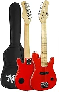 Ceg-30Rd 4-6 Yaş Çocuklar İçin Amfili Full 1/4 30 İnç Elektro Gitar Seti Red ürün görseli 1