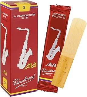 Vandoren Java Kirmizi Tenor Saksafon Kamışlar - 5 Kutu - Mukavemet 3 ürün görseli 1