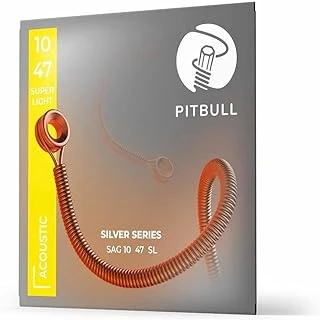 Pitbull Strings Silver Series Sag 10-47 Sl Takım Tel Akustik Gitar Teli 010-047 ürün görseli 1