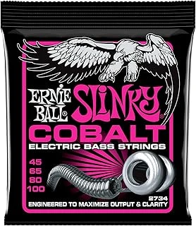 Ernie Ball P02734 Süper Slinky Kobalt Elektrik Bas Telleri, Ölçü 45-100 ürün görseli 1