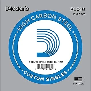 Daddario Pl010 Elektro Akustik Tek Tel, E-(Mi), High Carbon St ürün görseli 1
