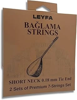 Kısa Sap Bağlama Teli Saz 2'Li Set ürün görseli 1