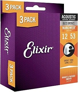 Elixir Akustik Bronz Nano Tel 012/053 (3'Lü Paket) ürün görseli 1