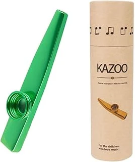 Mk-01G Metal Kazoo Kutulu Alüminyum Alaşım Yeşil ürün görseli 1