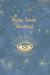 Independently Published Daily Tarot Journal: Tracker For Single Card Draws: Daily Log For Tracking One Card Draws: Track Your Card, Question, Message, Notes And More (Aqua) ürün görseli 1