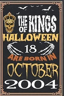 Independently Published The Kings Of Halloween Are Born In October 2004: Th Birthday Gifts For Women Notebook | Motivational Quotes | Happy Birthday | Gifts For Women | ... Book | Personalized Bir ürün görseli 1