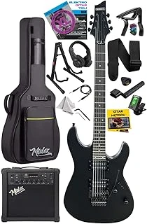 Grx-300-25-Amp Profesyonel Elektro Gitar Seti 25 Watt Gainli Şarjlı Bluetooth'Lu Amfi Full Set ürün görseli 1