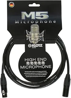 Klotz M5 Mc5000 Mikrofon Kablosu Siyah Xlr Neutrik Altın Uçlu ürün görseli 1