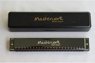 My Yonca - 24 Delikli C Mızıka Kutulu Temizleme Mendilli - 24 Hole C Key With Case, Diatonic Harmonica For Beginner, Adult, Kids, Professional, Students, Friends, Gifts ürün görseli 1