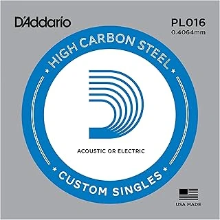 Daddario Pl016 Elektro Akusti̇k Tek Tel, G-(Sol), High Carbon S ürün görseli 1