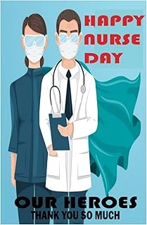 Happy Nurse Day Our Heroes Thank You So Much - Thank You For Your Giving And Caring: Nootebook For Nurses And Medical Assistant Is Good Gift To Your ... Nurse For Appreciation Or Thank You Gift ürün görseli 1