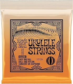 Ernie Ball Ukulele Ball End Şeffaf Naylon Ipler ürün görseli 1