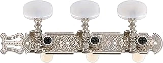 Gate F-2118 Klasik Gitar Tunerleri - 2 Kalas (3+3) - Nikel ürün görseli 1