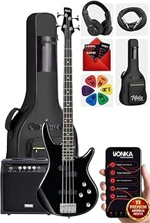 Mbg-400Bk-20Amp 4 Telli Bas Gitar 20W Amfi Gigbag Kulaklık Full Set ürün görseli 1