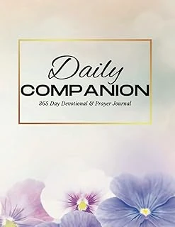 Daily Companion: 365 Day 8.5X11 Devotional & Prayer Journal To Enrich Your Spiritual Life ürün görseli 1