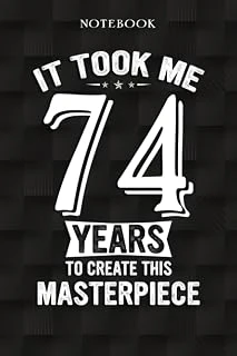 Independently Published Funny 74 Years Old Joke 74Th Birthday Gag Gift Idea: Funny 74 Year Old Gifts Happy 74Th Birthday Gift Ideas/Journal/Notebook/Diary/Greeting Card Alternative For Women & Men ürün görseli 1