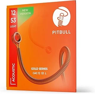 Pitbull Strings Gold Series Gag L Pb Light Takım Tel - Yeni Seri Akustik Gitar Teli 012-053 ürün görseli 1
